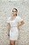 VESTIDO CURTO PATBO BRANCO OMBRO COM CINTO BORDADO - Imagem 3