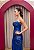 VESTIDO LIA RABELLO PAETÊ AZUL ROYAL TOMARA QUE CAIA DRAPEADO LATERAL COM FENDA - Imagem 3