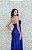 VESTIDO LIA RABELLO PAETÊ AZUL ROYAL TOMARA QUE CAIA DRAPEADO LATERAL COM FENDA - Imagem 4