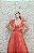 VESTIDO EM TAFETÁ CORAL COM LAÇOS NO OMBRO - Imagem 2