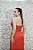 VESTIDO MIDI VERMELHO BUSTO BOJO DRAPEADO DETALHE LAÇO NA SAIA - Imagem 4