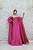 VESTIDO EM TAFETÁ TOMARA QUE CAIA PINK COM CAPA - Imagem 1