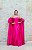 VESTIDO EM TAFETÁ TOMARA QUE CAIA PINK COM CAPA - Imagem 5