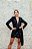 VESTIDO JEANSLOSOPHY	PRETO PAETÊ CURTO MANGA LONGA DECOTE EM V JEANSLOSOPHY - Imagem 4