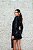 VESTIDO JEANSLOSOPHY	PRETO PAETÊ CURTO MANGA LONGA DECOTE EM V JEANSLOSOPHY - Imagem 5