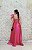 VESTIDO ZIBELINE PINK OMBRO ÚNICO COM LAÇO SAIA PRINCESA COM CORSELETE NAS COSTAS - Imagem 4