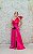 VESTIDO ZIBELINE PINK OMBRO ÚNICO COM LAÇO SAIA PRINCESA COM CORSELETE NAS COSTAS - Imagem 6