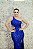 VESTIDO NY AZUL ROYAL SEREIA OMBRO UNICO TODO BORDADO COM ABERTURA LATERAL E DETALHE DE FRANJAS - Imagem 10