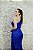VESTIDO NY AZUL ROYAL SEREIA OMBRO UNICO TODO BORDADO COM ABERTURA LATERAL E DETALHE DE FRANJAS - Imagem 8