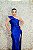 VESTIDO SEREIA TODO EM PAETÊ AZUL ROYAL OMBRO ÚNICO BABADO COM DECOTE NO BUSTO E NA COSTA - Imagem 8