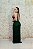 VESTIDO LONGO NY VERDE ESMERALDA TODO BORDADO COM RECORTE LATERAL COSTAS DECOTADA E FENDA - Imagem 5
