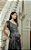 VESTIDO NY GRAFITE OMBRO A OMBRO E SAIA PRINCESA COM CINTO BORDADO - Imagem 3
