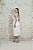 VESTIDO MIDI BRANCO CREPE ACETINADO COM LAÇO OMBRO ÚNICO - Imagem 2