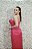 VESTIDO MIDI PINK CREPE ACETINADO COM LAÇO OMBRO ÚNICO - Imagem 2