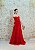 VESTIDO TERRACOTA  TOMARA QUE CAIA BUSTO ESTRUTURADO DRAPEADO TODO EM TULE E CINTO CHANEL - Imagem 3