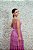 VESTIDO GLITTER ROSA BUSTO ESTRUTURADO SAIA EM CAMADAS - Imagem 4