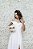 VESTIDO BRANCO OMBRO A OMBRO BUSTO TRANSPASSADO EM CREPE - Imagem 3