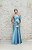 VESTIDO SEREIA TURQUESA ZIBELINE ALÇA FINA COM LAÇO NO BUSTO - Imagem 3