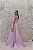 VESTIDO LAVANDA PRINCESA COM CINTO BORDADO - Imagem 2
