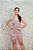 VESTIDO CURTO OMBRO UNICO ROSA NY COM FRANJAS NA BARRA - Imagem 2