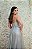VESTIDO TOMARA QUE CAIA PRATA EM GLITTER FENDA BABADO - Imagem 4