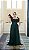 VESTIDO EM TULE VERDE OMBRO A OMBRO FRUFRU - Imagem 2