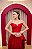 VESTIDO VERMELHO BUSTO PONTEIRA COM FENDA E BABADO NA SAIA - Imagem 5