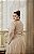 VESTIDO NY NUDE/ DOURADO MANGA LONGA TODO BORDADO EM RISCOS DE VIDRILHO SAIA PRINCESA - Imagem 6
