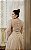 VESTIDO NY NUDE/ DOURADO MANGA LONGA TODO BORDADO EM RISCOS DE VIDRILHO SAIA PRINCESA - Imagem 5