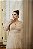 VESTIDO NY NUDE/ DOURADO MANGA LONGA TODO BORDADO EM RISCOS DE VIDRILHO SAIA PRINCESA - Imagem 3