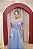 VESTIDO MIDI OMBRO A OMBRO AZUL SERENITY SAIA PRINCESA COM DETALHE TORCIDO - Imagem 6