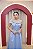 VESTIDO MIDI OMBRO A OMBRO AZUL SERENITY SAIA PRINCESA COM DETALHE TORCIDO - Imagem 2