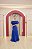 VESTIDO CREPE SEREIA AZUL ROYAL OMBRO A OMBRO BUSTO DRAPEADO - Imagem 1