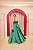 VESTIDO VERDE ESMERALDA BUSTO EM TULE BORDADO E SAIA EM ZIBELINE COM CINTO LAÇO - Imagem 3