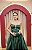 VESTIDO VERDE ESMERALDA TAFETÁ TOMARA QUE CAIA COM LATERAL COM RECORTE E BORDADO NO BUSTO - Imagem 2