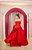 VESTIDO VERMELHO TOMARA QUE CAIA DETALHE DE FLOR NA CINTURA - Imagem 2