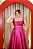 VESTIDO FÚCSIA ZIBELINE SAIA PRINCESA BUSTO REGATA DECOTE RETO - Imagem 5