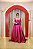 VESTIDO FÚCSIA ZIBELINE SAIA PRINCESA BUSTO REGATA DECOTE RETO - Imagem 6