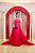 VESTIDO TOMARA QUE CAIA BUSTO OVAL COM CAPA EM TAFETÁ PINK - Imagem 1