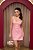 VESTIDO AGILITÁ CURTO ROSA BEBÊ PAETÊ COM CINTO FIVELA - Imagem 1