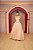 VESTIDO TOMARA QUE CAIA 2 EM 1 BEGE EM TULE TODO BORDADO COM PAETÊ E SAIA PRINCESA - Imagem 1