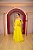 VESTIDO AMARELO MUSSELINE TOQUE DE SEDA TOMARA QUE CAIA FLUIDO CHOKER - Imagem 3