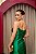 VESTIDO VERDE ESMERALDA ZIBELINE TOMARA QUE CAIA PONTEIRA COM FENDA - Imagem 2