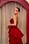 VESTIDO ORGANZA TOMARA QUE CAIA VERMELHO SAIA EM CAMADAS COM LAÇO - Imagem 3