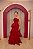 VESTIDO ORGANZA TOMARA QUE CAIA VERMELHO SAIA EM CAMADAS COM LAÇO - Imagem 1