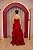 VESTIDO ORGANZA TOMARA QUE CAIA VERMELHO SAIA EM CAMADAS COM LAÇO - Imagem 4