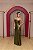 VESTIDO VERDE OLIVA EM PAETÊ TOMARA QUE CAIA COM PONTEIRA NO BUSTO - Imagem 4