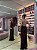 VESTIDO MARROM MOCHA MOUSSE JERSEY FRENTE UNICA - Imagem 1