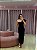 VESTIDO PRETO MIDI OMBRO UNICO ALFAITARIA - Imagem 1
