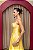 VESTIDO TOMARA QUE CAIA AMARELO EM TAFETA BUSTO ESTRUTURADO E DECOTE EM V - Imagem 2